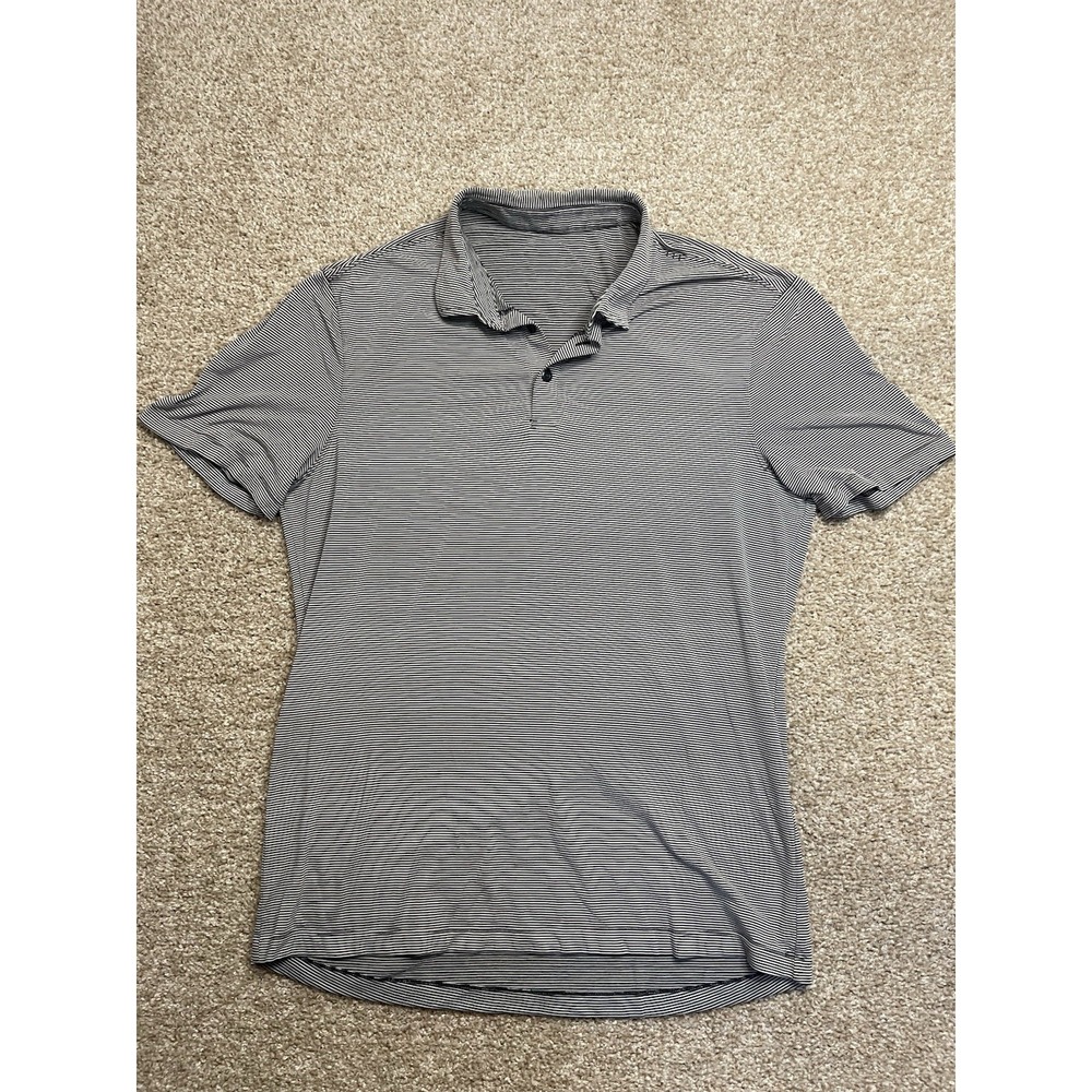 Lululemon‎ Polo Shirt Men's Large Classic Fit Pique Golf